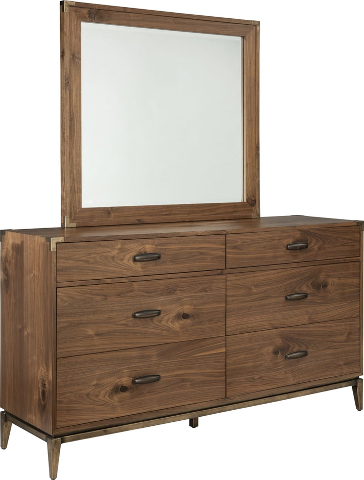 Adler Six Drawer Dresser in Natural Walnut (2024) – view 5