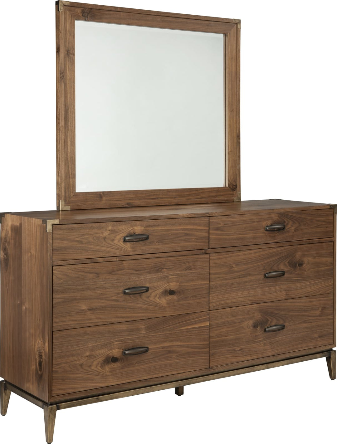 Adler Six Drawer Dresser in Natural Walnut (2024) – view 5