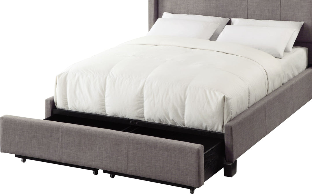 Adona Queen-Size Upholstered Storage Bed in Dolphin Linen (2026) – view 4