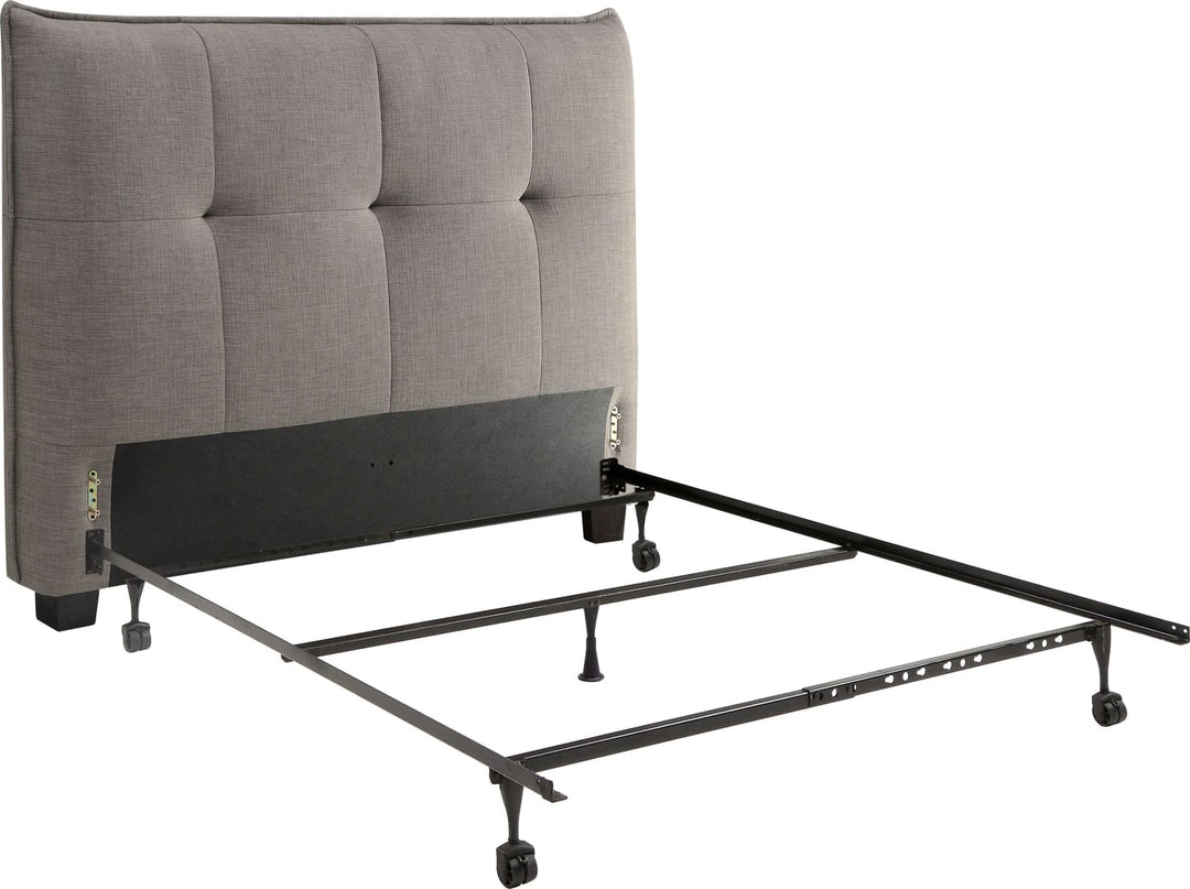 Adona Full-size Upholstered Headboard in Dolphin Linen (2026) – view 5