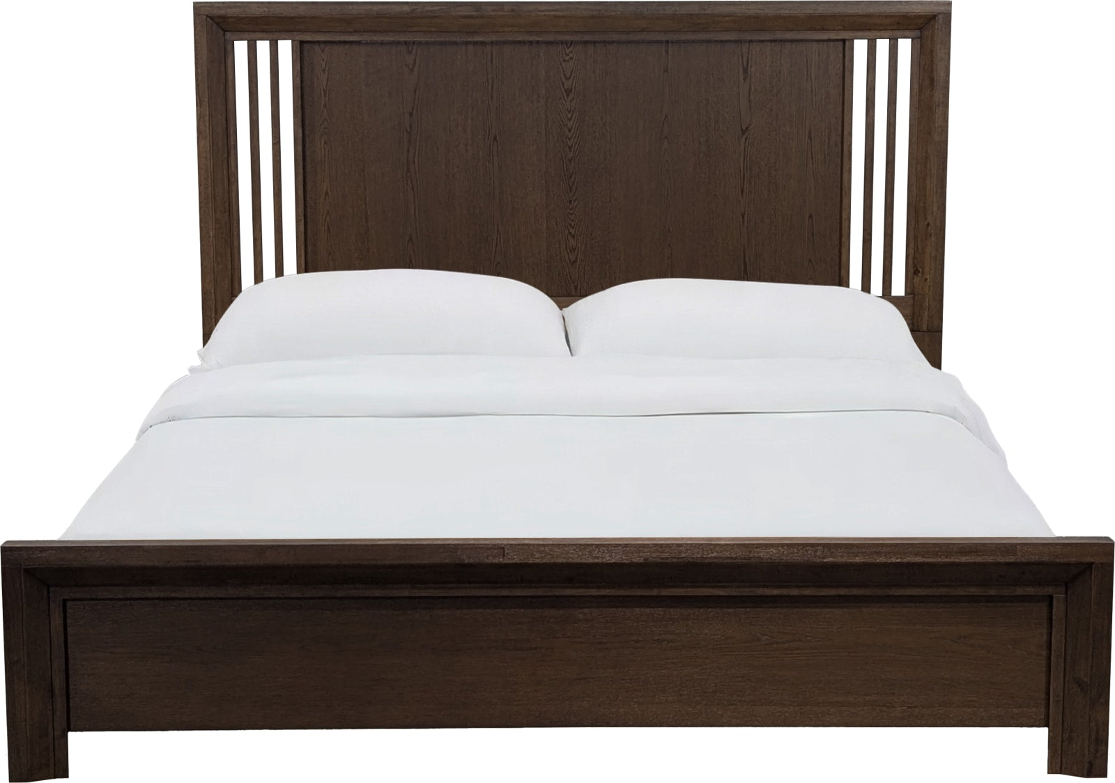 Almont Wd Pnl CK Bed - Brwood – view 2