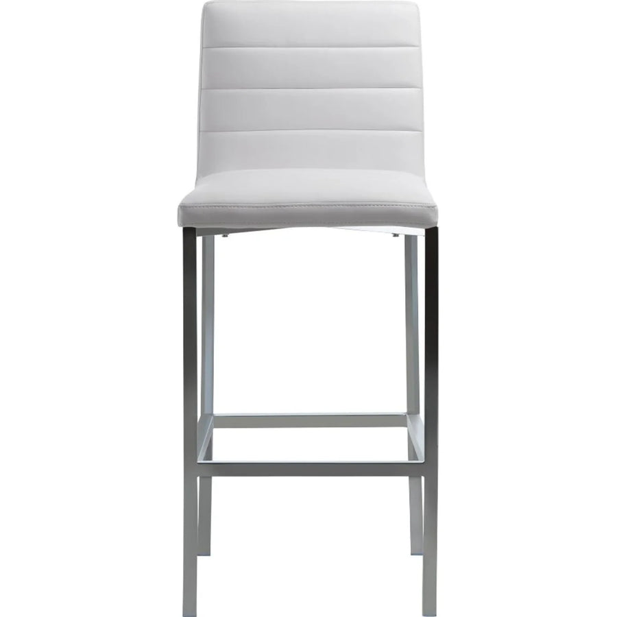 Modus Furniture 1Aa468M Amalfi Metal Back Bar Stool In White