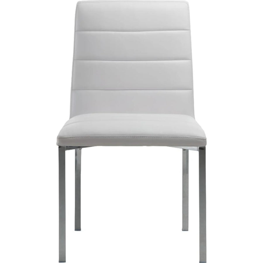 Modus Furniture 1Aa466M Amalfi Metal Back Chair In White