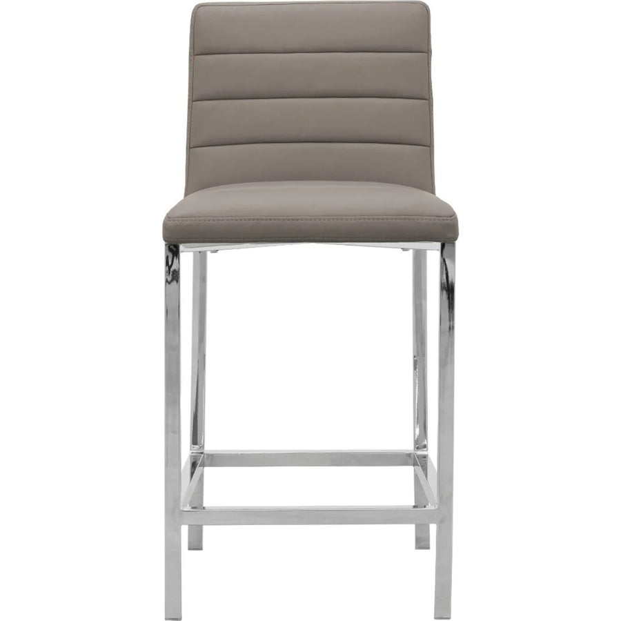 Modus Furniture 1Ae270M Amalfi Metal Back Counter Stool In Taupe