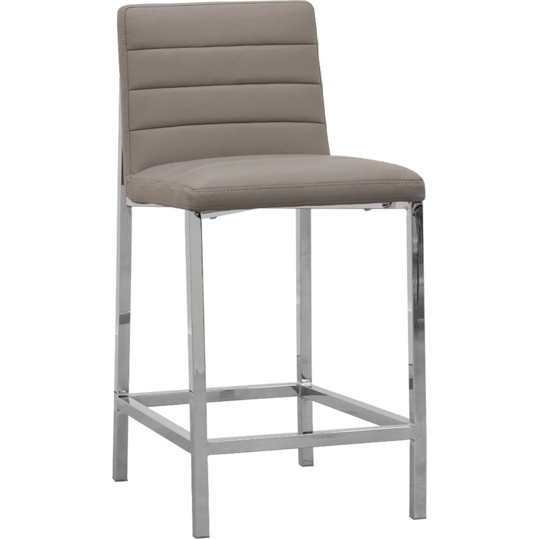 Modus Furniture 1Ae270M Amalfi Metal Back Counter Stool In Taupe