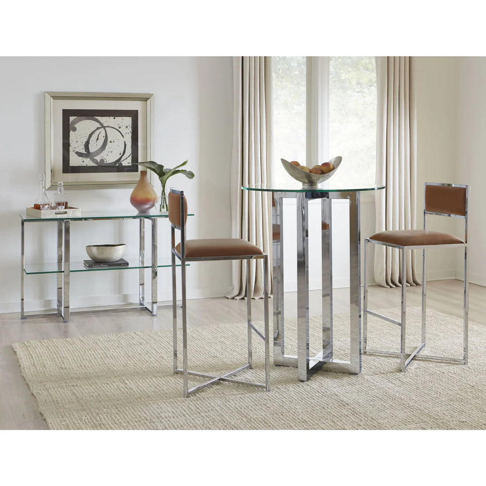 Modus Furniture 1A8368X Amalfi X Base Bar Stool In Cognac