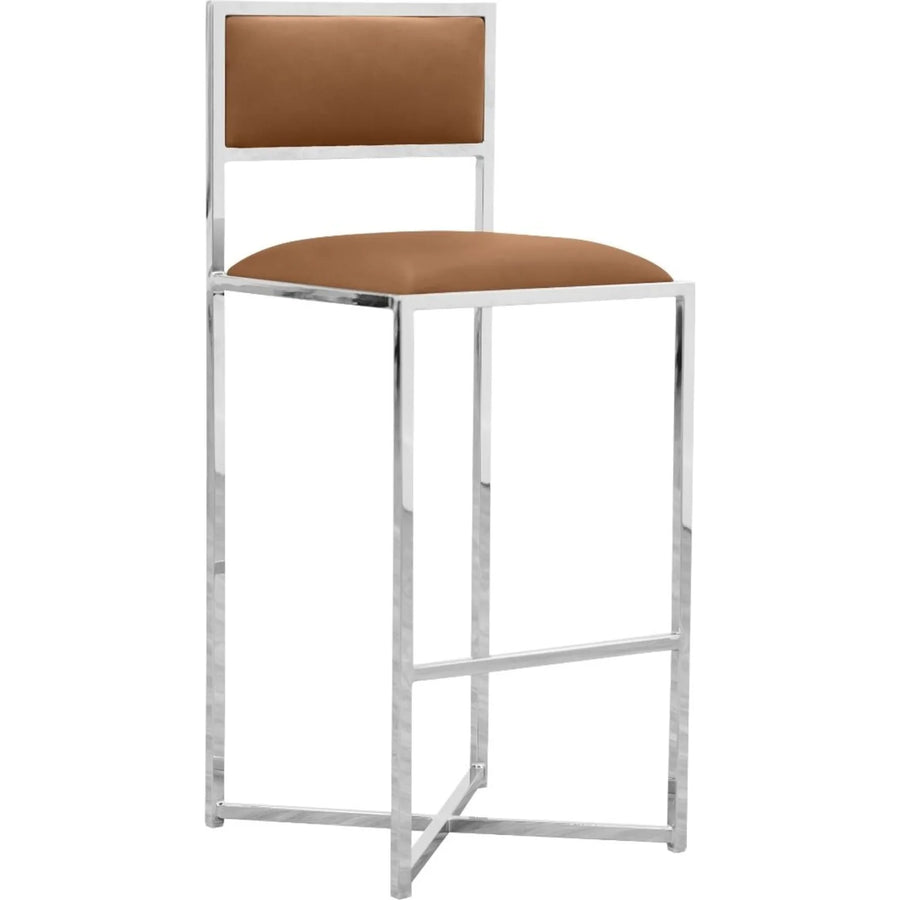 Modus Furniture 1A8368X Amalfi X Base Bar Stool In Cognac