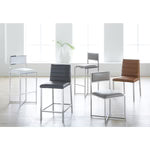Modus Furniture 1Aa468X Amalfi X Base Bar Stool In White