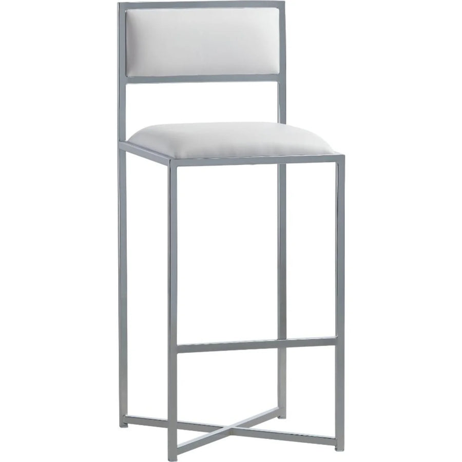 Modus Furniture 1Aa468X Amalfi X Base Bar Stool In White