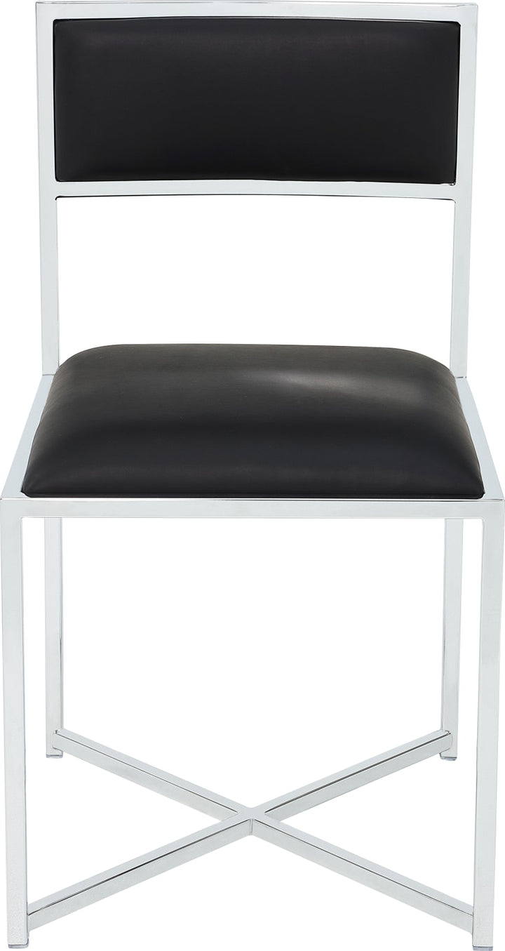 Amalfi X Base Chair -Soot/Chrm