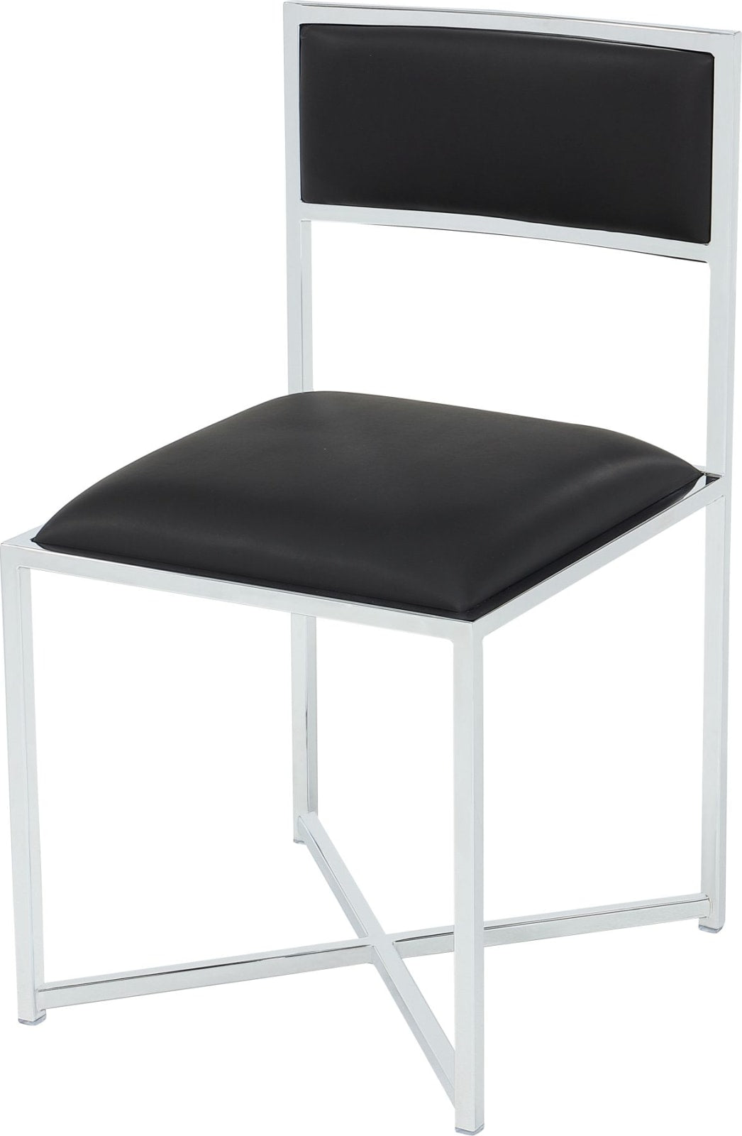 Amalfi X Base Chair -Soot/Chrm – view 2