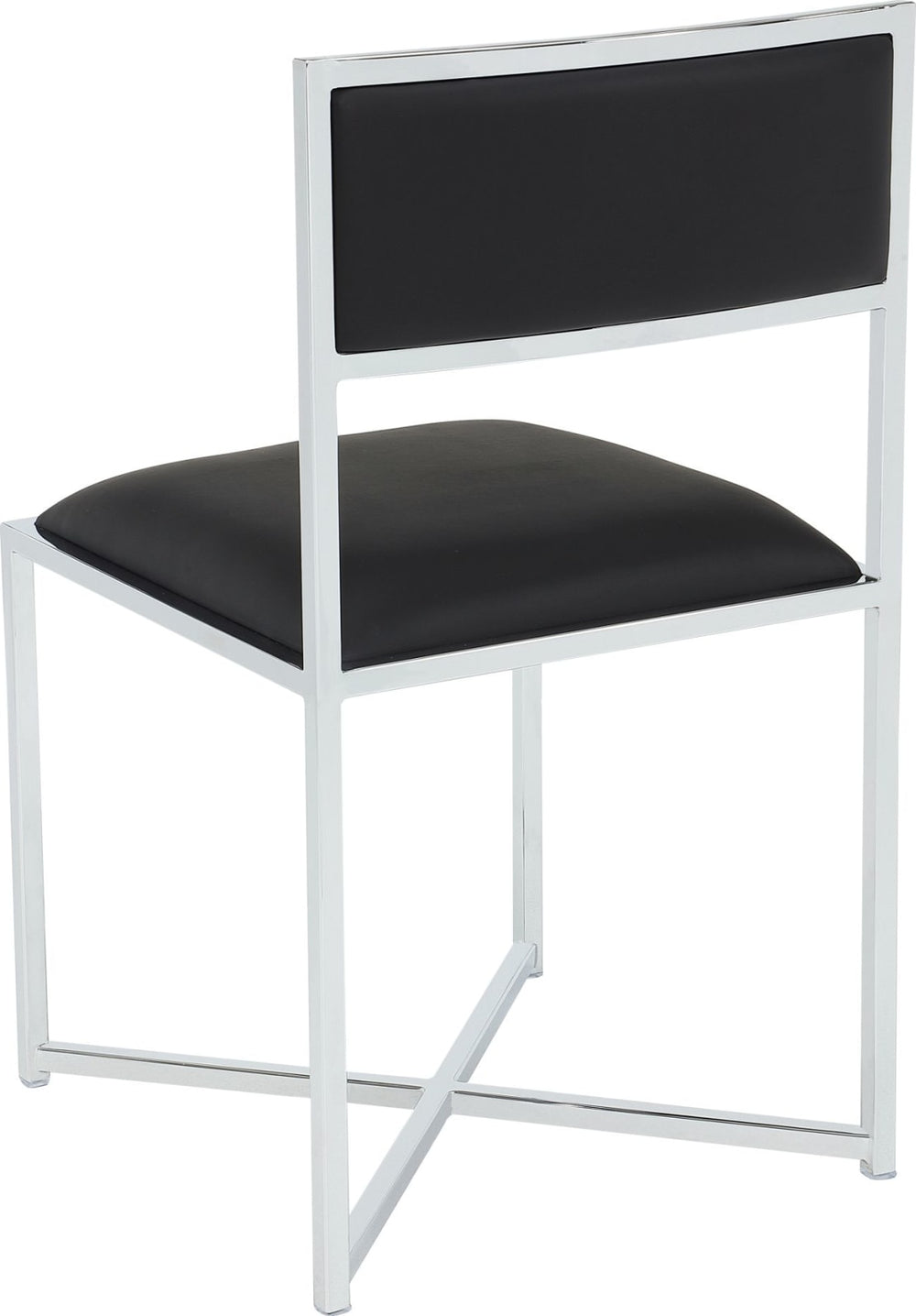 Amalfi X Base Chair -Soot/Chrm – view 4