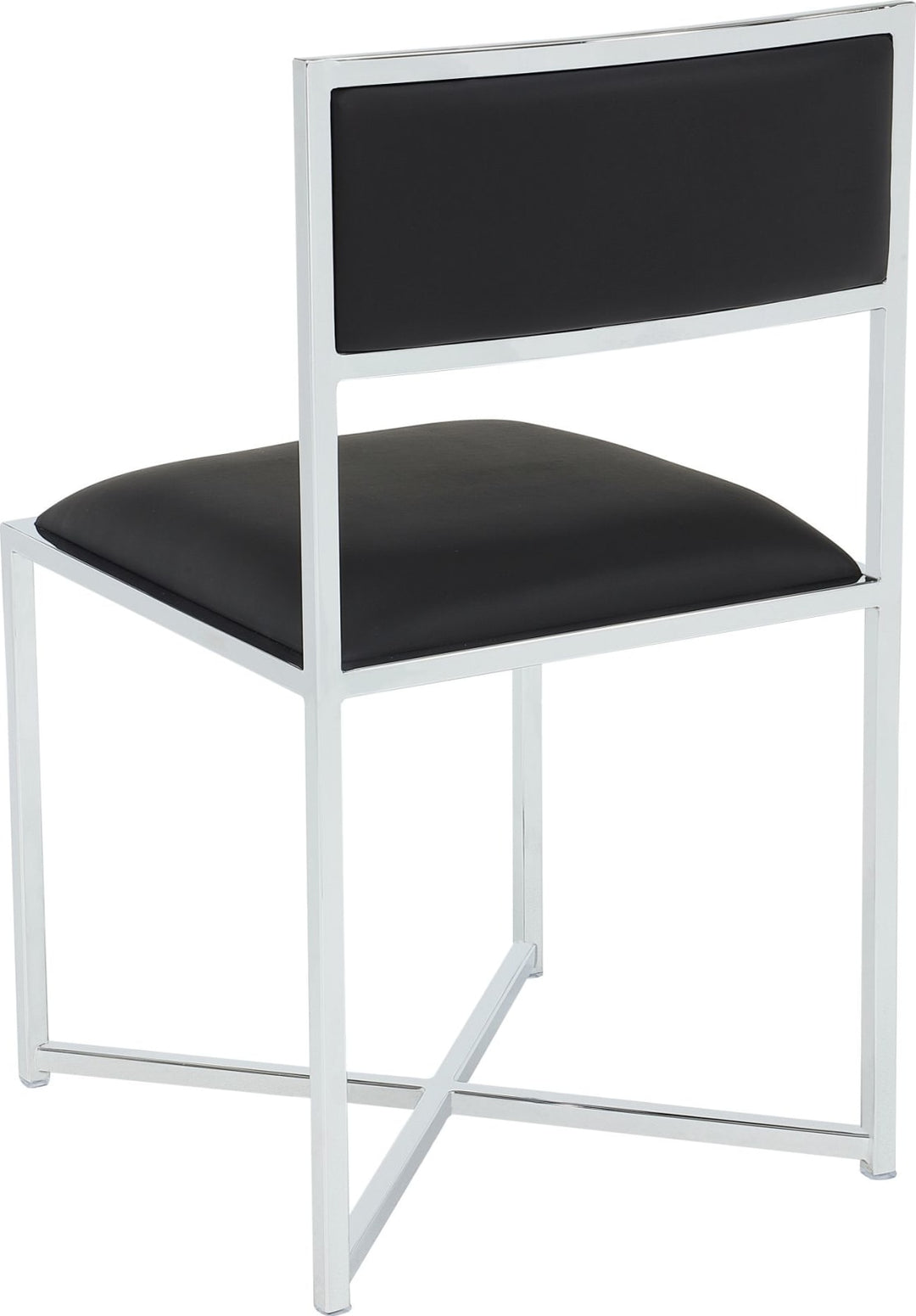 Amalfi X Base Chair -Soot/Chrm – view 4