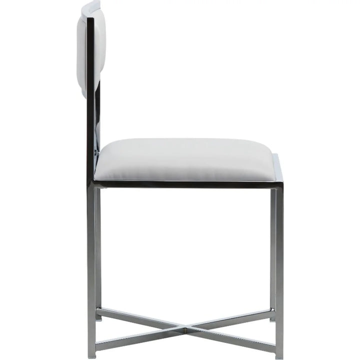 Modus Furniture 1Aa466X Amalfi X Base Chair In White