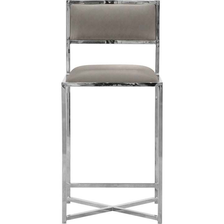 Modus Furniture 1Ae270X Amalfi X Base Counter Stool In Taupe