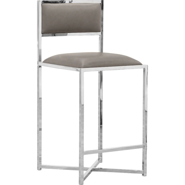 Modus Furniture 1Ae270X Amalfi X Base Counter Stool In Taupe