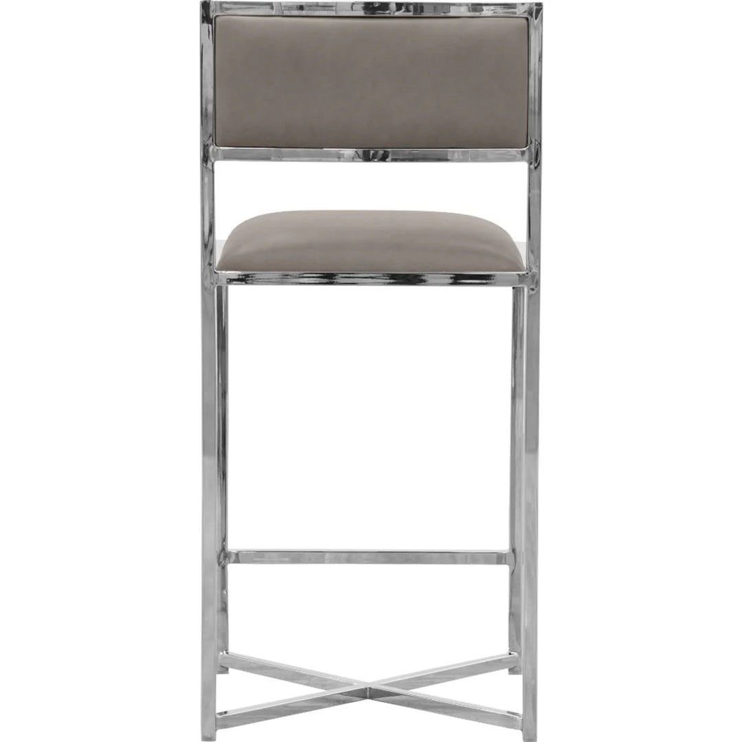 Modus Furniture 1Ae270X Amalfi X Base Counter Stool In Taupe
