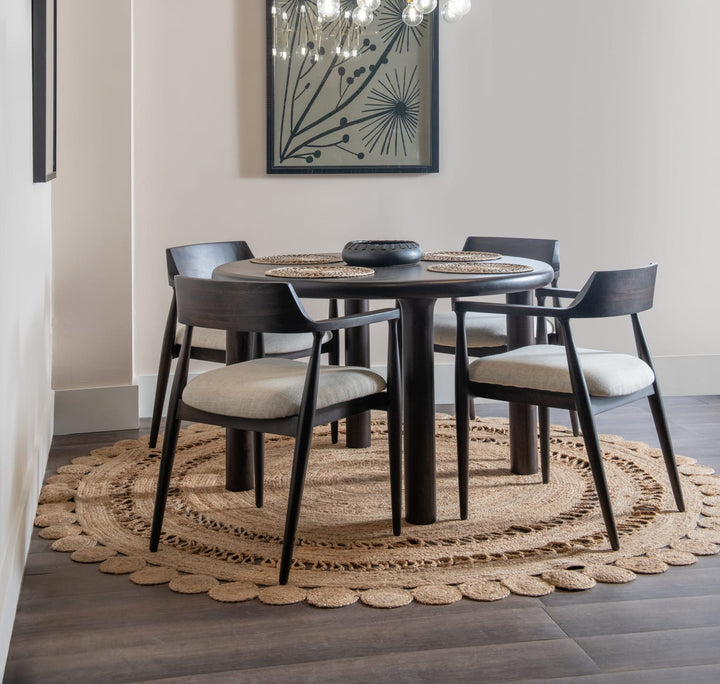 Amaroo Solid Mango Dining Table in Honey Date – view 2