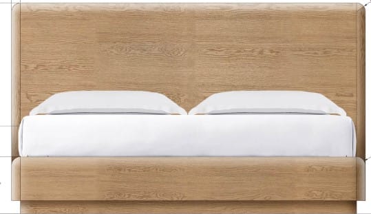 Archer Cal King Platform Bed - Husk