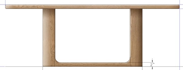 Archer Dining Table- Husk