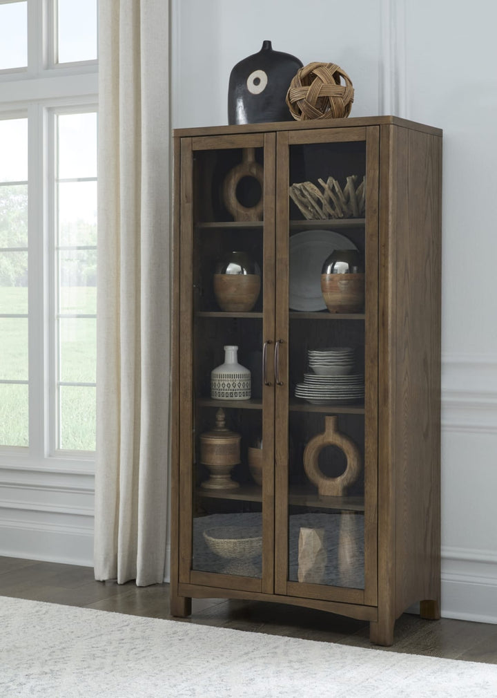 Arden Curio Cabinet - Tvn Brwn