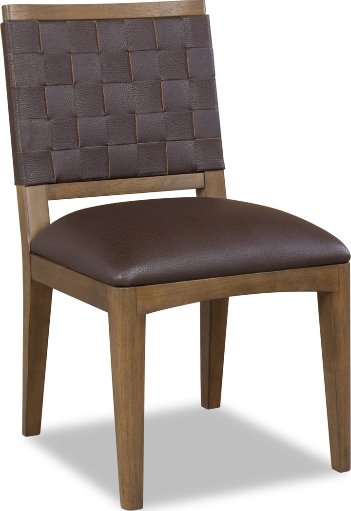 Arden Wvn Sd Chair - D C/T Brn – view 3