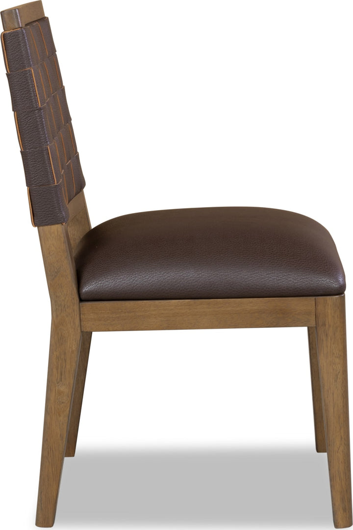 Arden Wvn Sd Chair - D C/T Brn – view 4