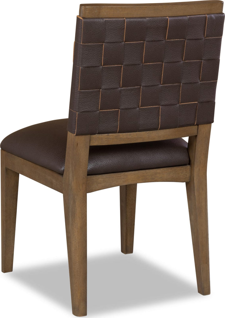 Arden Wvn Sd Chair - D C/T Brn – view 5