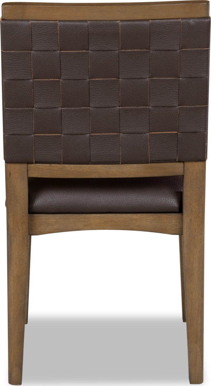 Arden Wvn Sd Chair - D C/T Brn – view 6