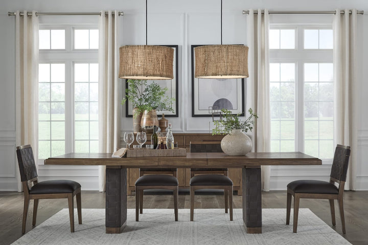 Arden Wvn Sd Chair - D C/T Brn – view 7
