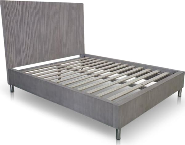 Argento Queen Bed in Misty Grey – view 8