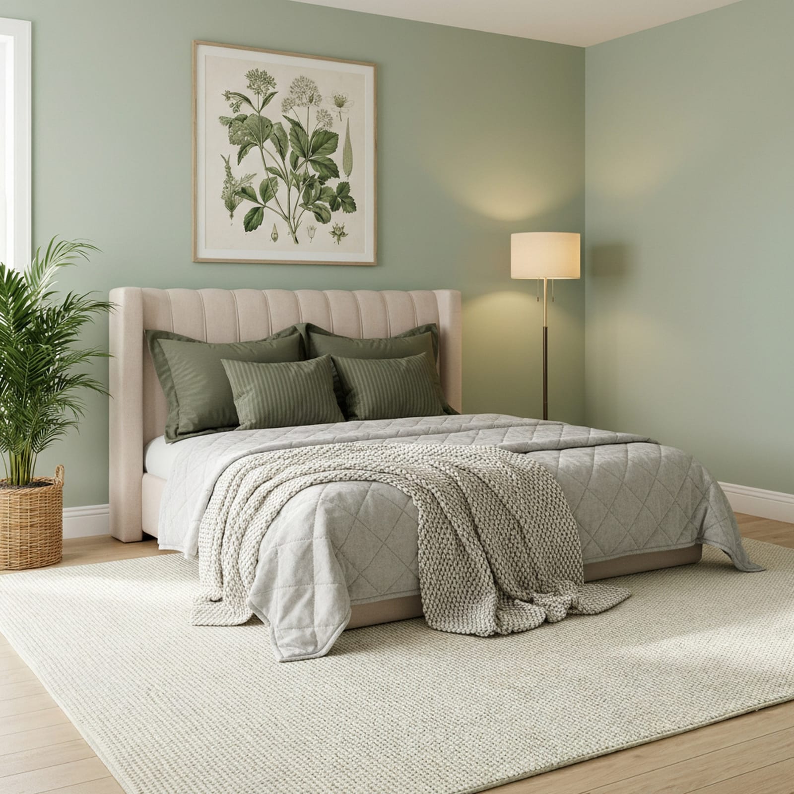 Arroyo Uph CKing Bed - Cashew – view 2