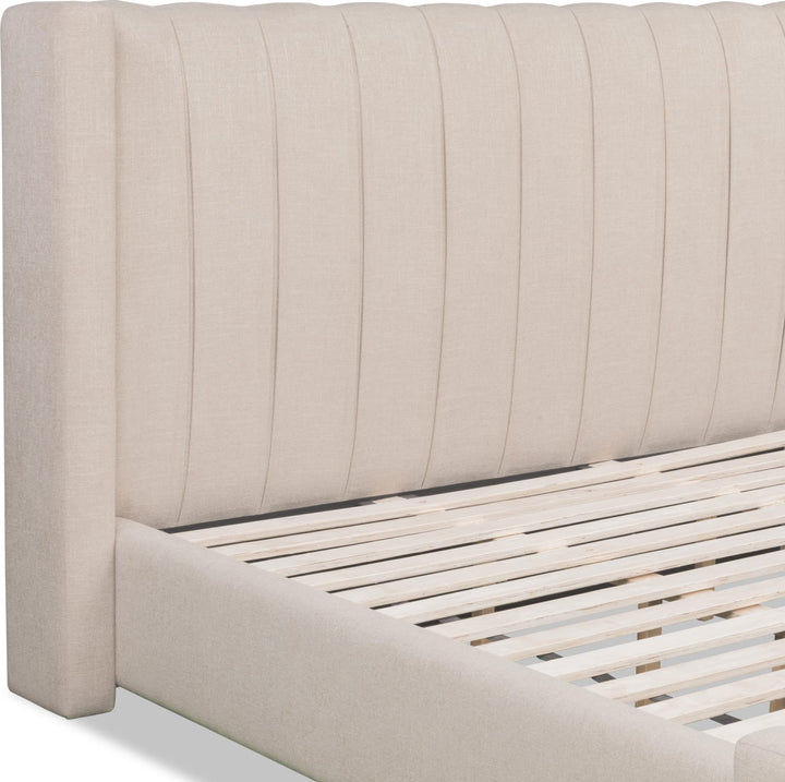 Arroyo Uph King Bed - Cashew – view 10