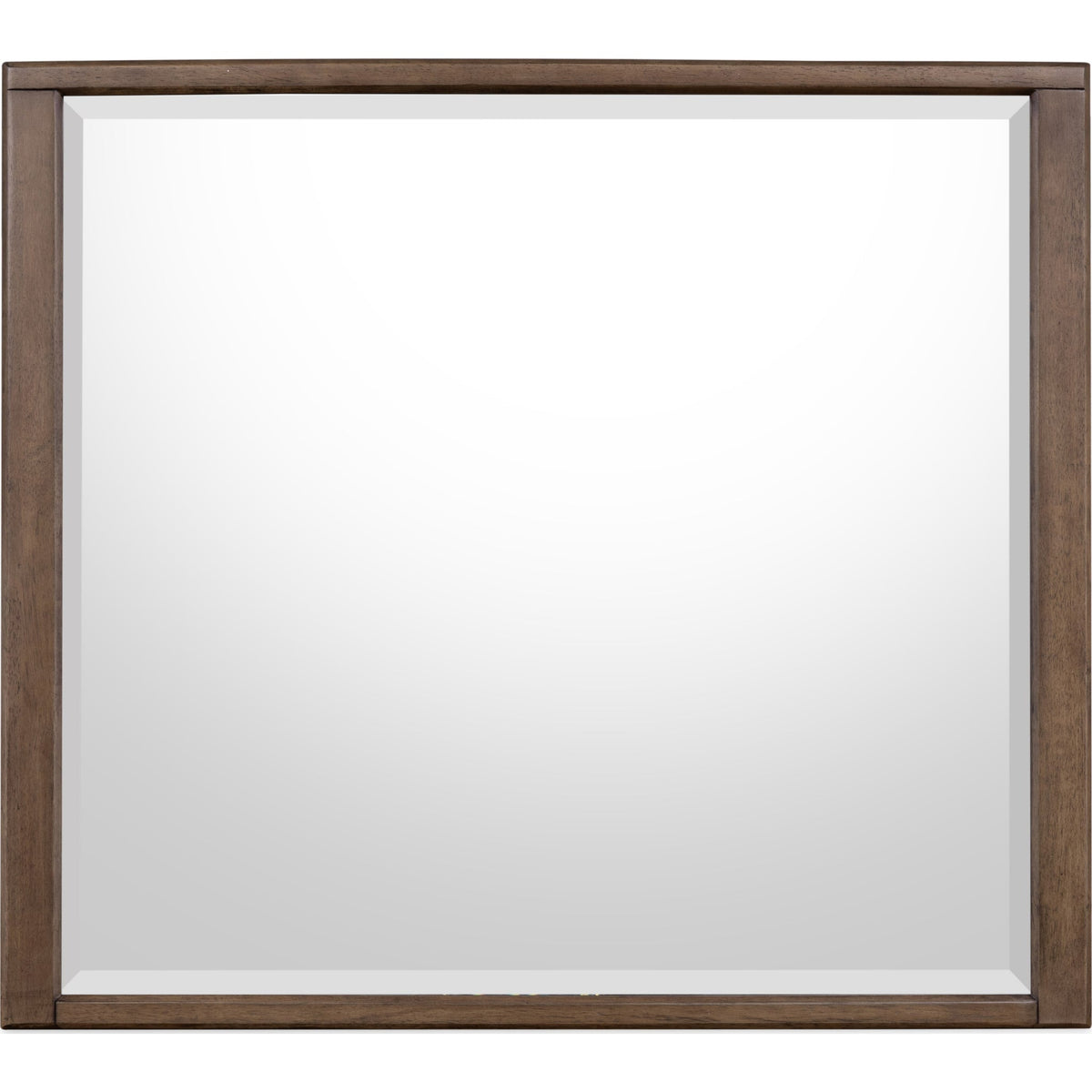 Ascott Beveled Dresser Mirror in Pecan Pie