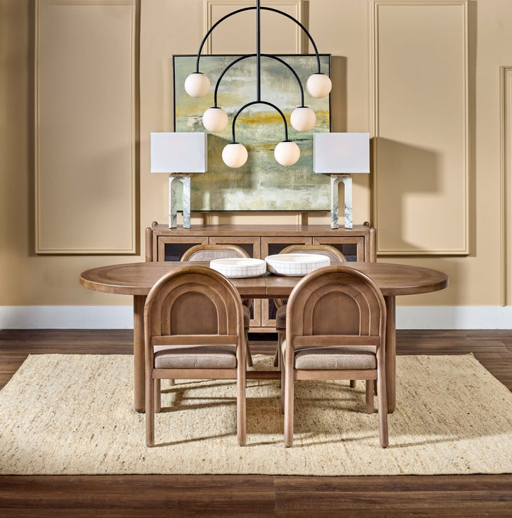 Astor Arc Bk Chair - Wt Bd/Clt – view 7