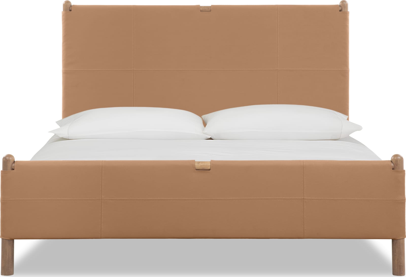 Astor Vgn Lth QN Bed - A Bt/CG
