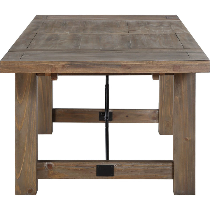 Autumn Solid Wood Extending Dining Table in Flink Oak