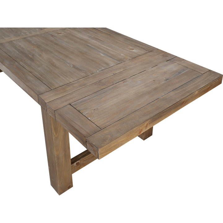 Autumn Solid Wood Extending Dining Table in Flink Oak