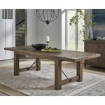 Autumn Solid Wood Extending Dining Table in Flink Oak