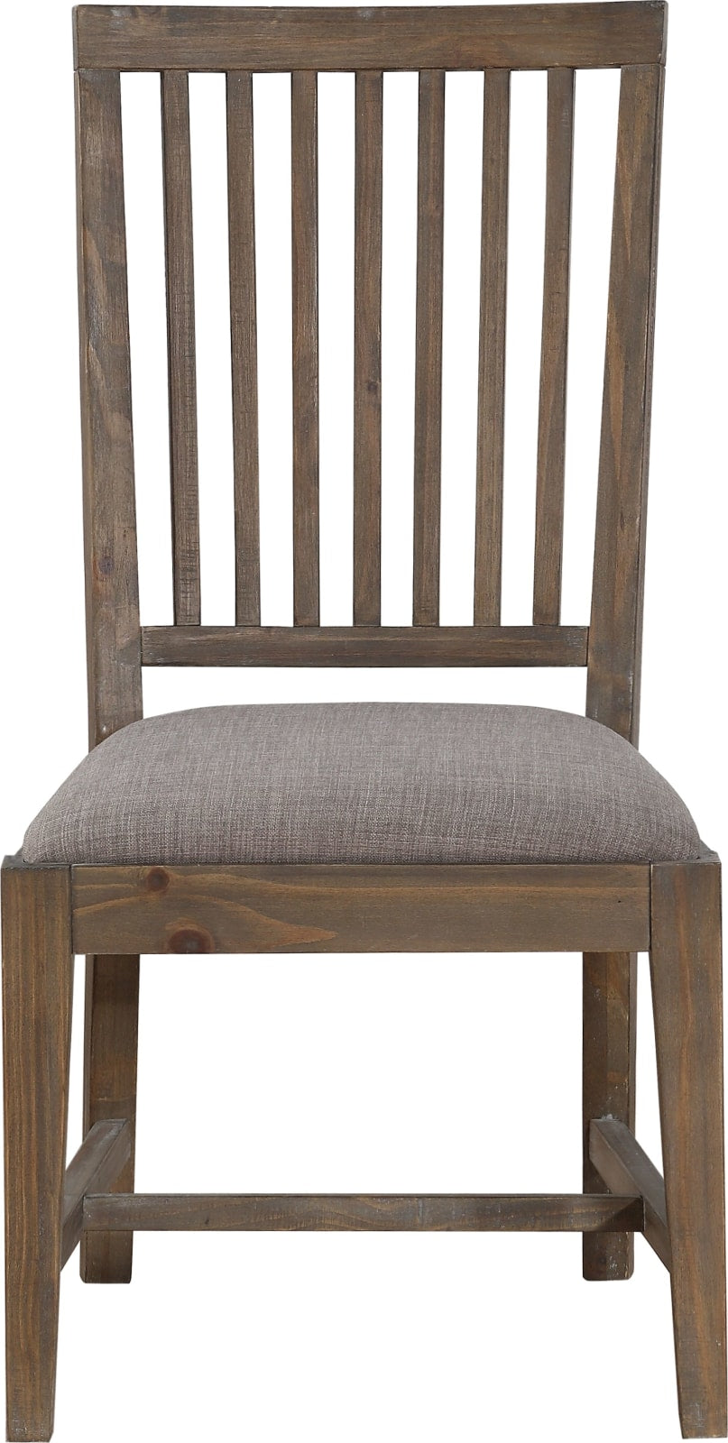 Autumn Solid Wood Upholstered Dining Chair in Flint Oak – view 4