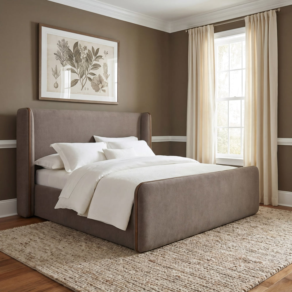 Bacall Wg Wd CK Bed - Msh/Clst