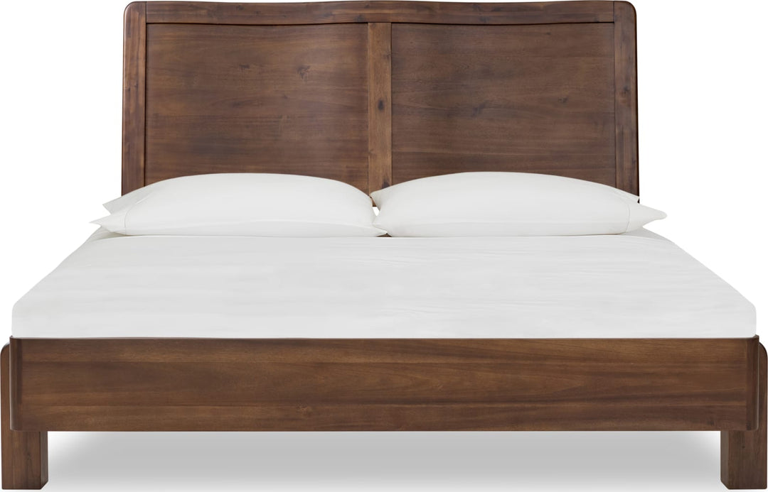 Basi Crvd FulL Bed - Brn Spice