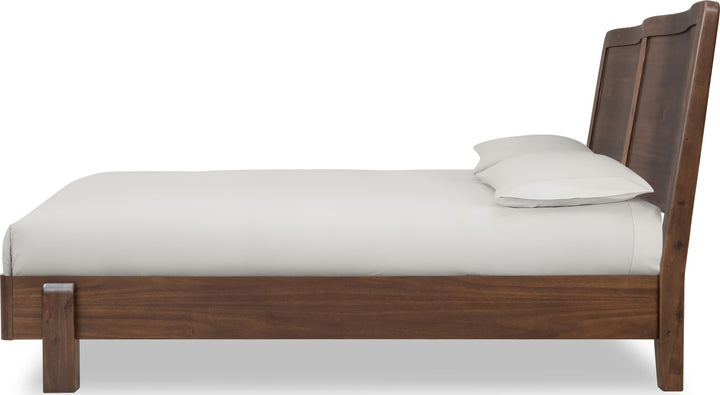 Basi Crvd King Bed - Brn Spice – view 3
