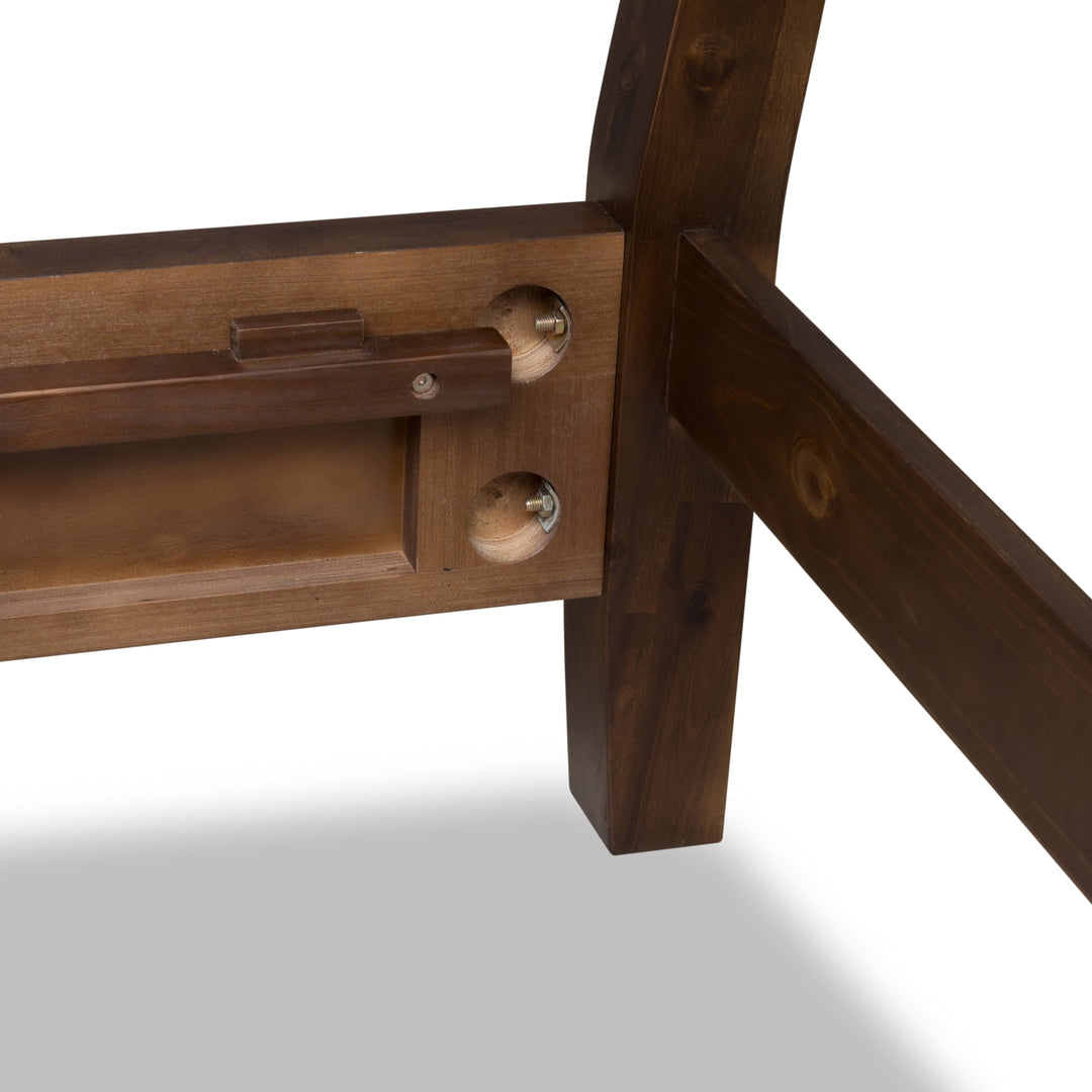Basi Crvd King Bed - Brn Spice – view 7