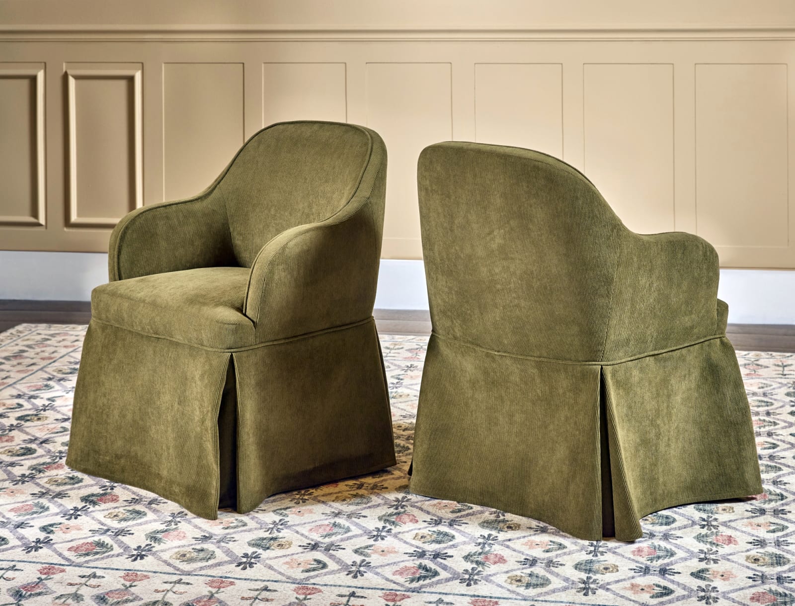 Beckett Uph Chair - Moss