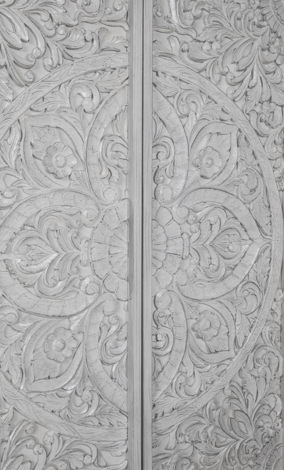 Boho Chic Wardrobe Chest in Washed White (2024) – view 6