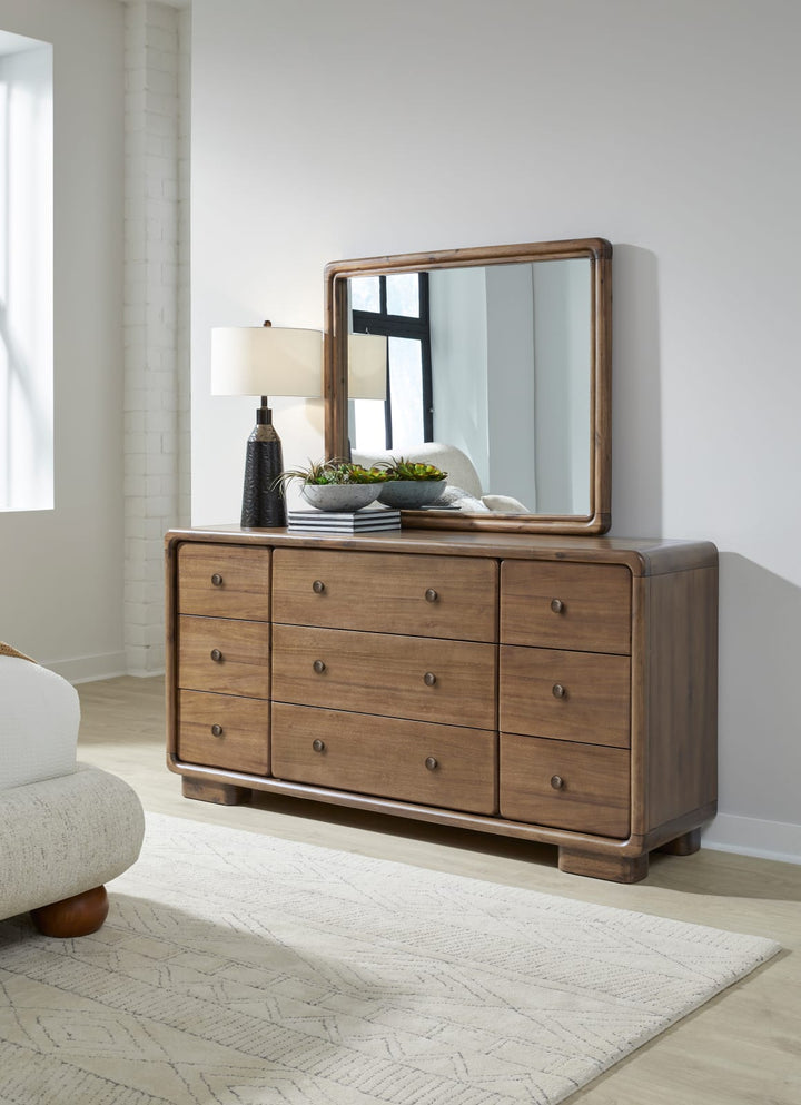 Boka Beveled Glass Wall or Dresser Mirror in Impala – view 3