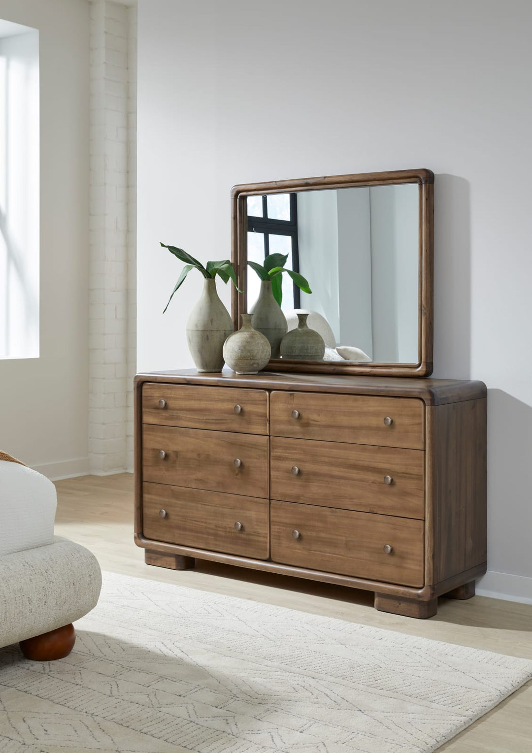 Boka Six Drawer Acacia Wood Dresser in Impala – view 3