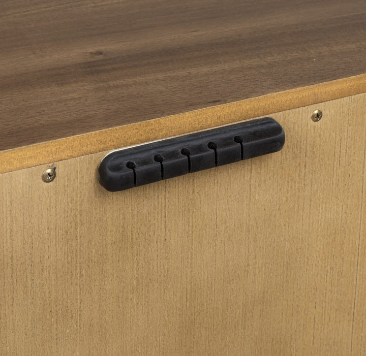 Boka Three Drawer Acacia Wood Nightstand in Impala – view 8