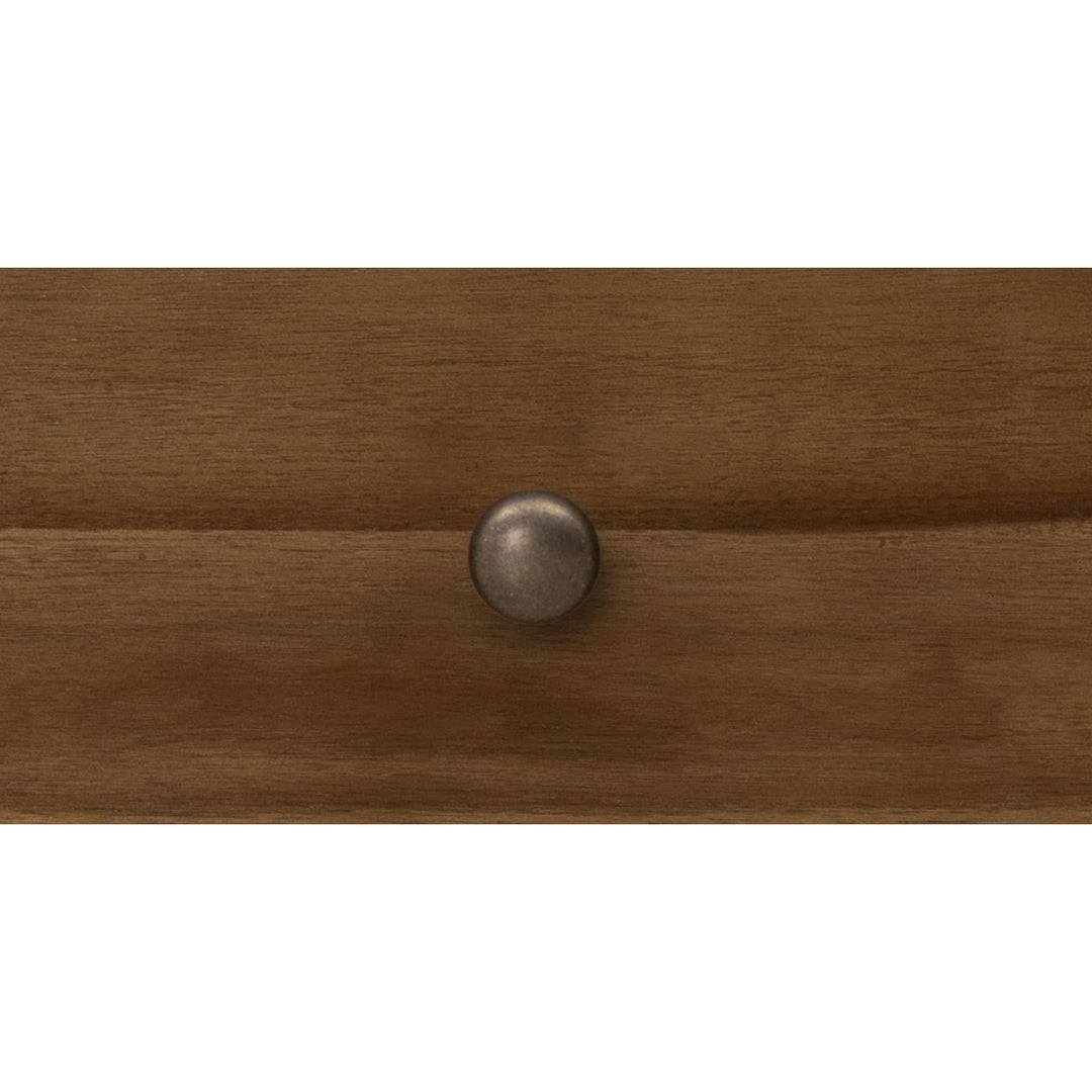 Boka Three Drawer Acacia Wood Nightstand in Impala